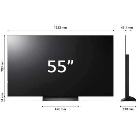 LG OLED55C44LA TV OLED 55" SMART TV 4K UHD DVB-T2 HEVC 4XHDMI - PROMO