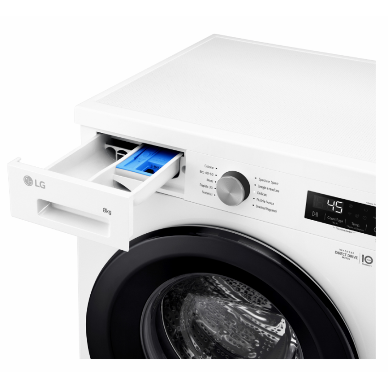 LG F4NX1008NWK LAVATRICE 8KG 1400 GIRI WIFI...