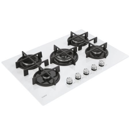 CANDY CVG74WTW PIANO COTTURA DA INCASSO 75 CM 5 FUOCHI A GAS COLORE BIANCO