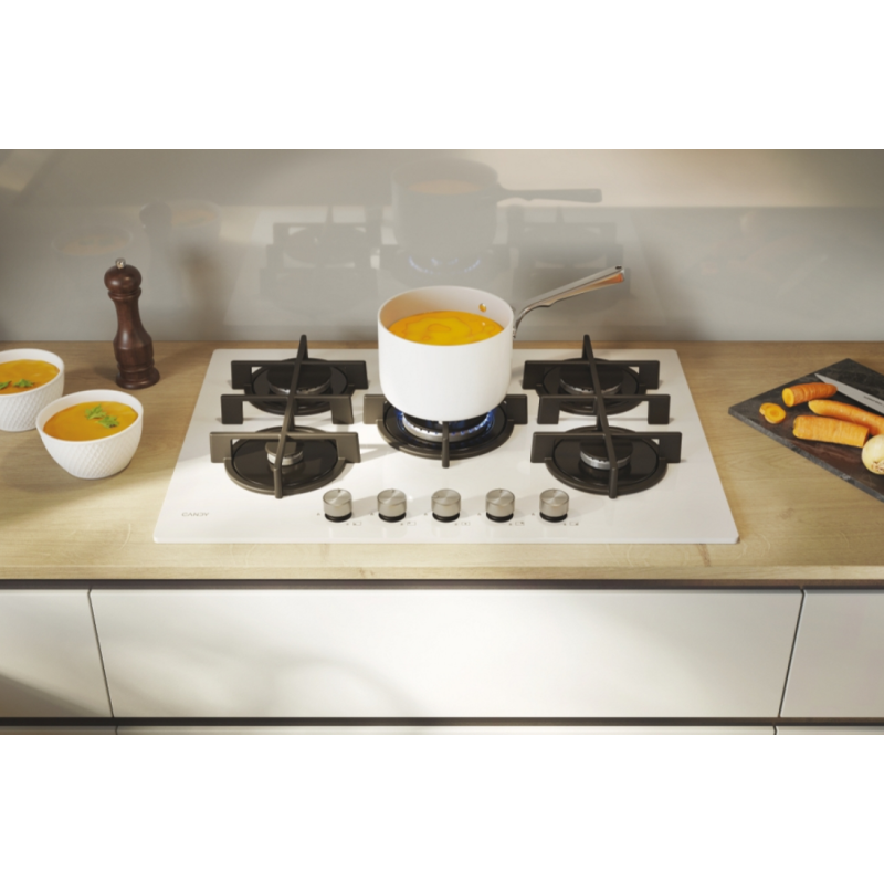 CANDY CVG74WTW PIANO COTTURA DA INCASSO 75 CM 5...