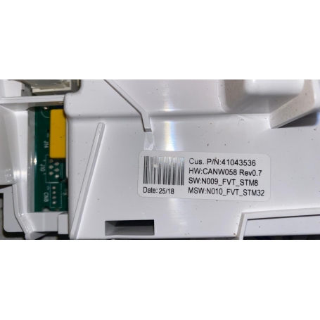 SCHEDA LOGICA ORIGINALE COMPATIBILE CON LAVATRICE HOOVER - 41043536