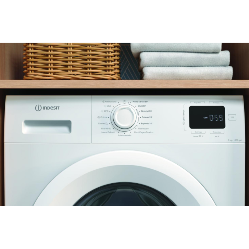 INDESIT IM 862 MY TIME IT LAVATRICE 8KG 1200...