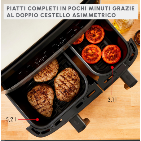 MOULINEX EZ905D FRIGGITRICE AD ARIA 8 LT - INOX