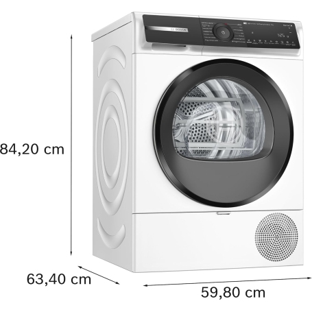 BOSCH WQH245A0IT ASCIUGATRICE A POMPA DI CALORE 9KG WIFI CLASSE C