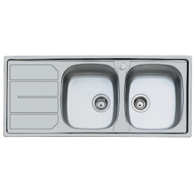 FOSTER 1812561 LAVELLO 2 VASCHE + GOCCIOLATOIO A SINISTRA...