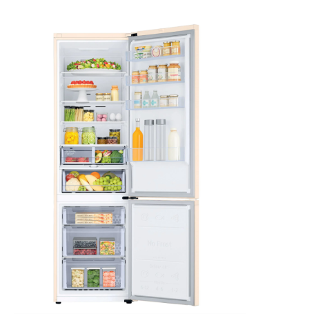 SAMSUNG RB38C603DEL/EF FRIGORIFERO COMBINATO 390LT NO FROST WIFI ECOFLEX AI CLASSE D COLORE SABBIA