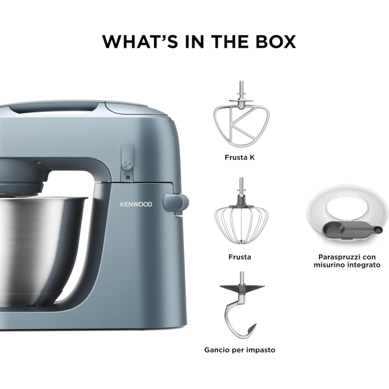 Impastatrice planetaria kMix Sleek Black KMX751ABK