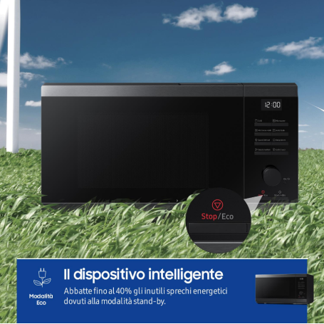 SAMSUNG MG32DG4524CGE FORNO A MICROONDE 32LT CON GRILL - NERO