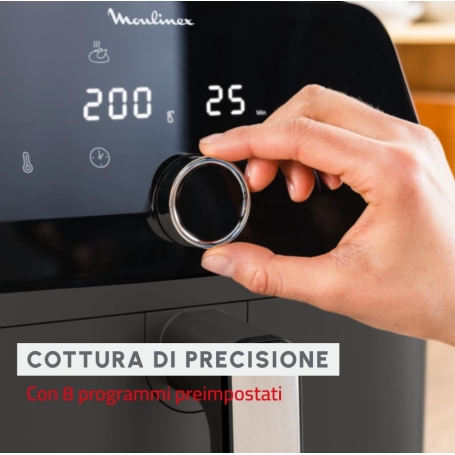 MOULINEX EZ855HF0 FRIGGITRICE AD ARIA 7.5LT - NERA