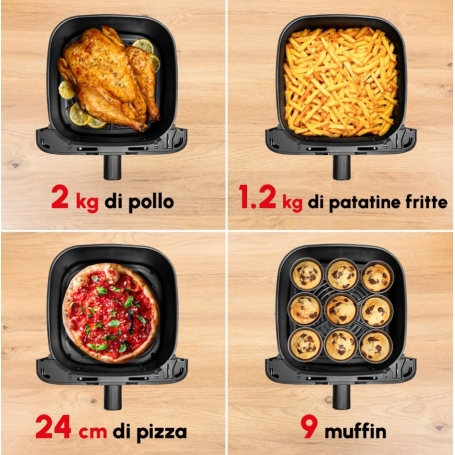 MOULINEX EZ855HF0 FRIGGITRICE AD ARIA 7.5LT - NERA