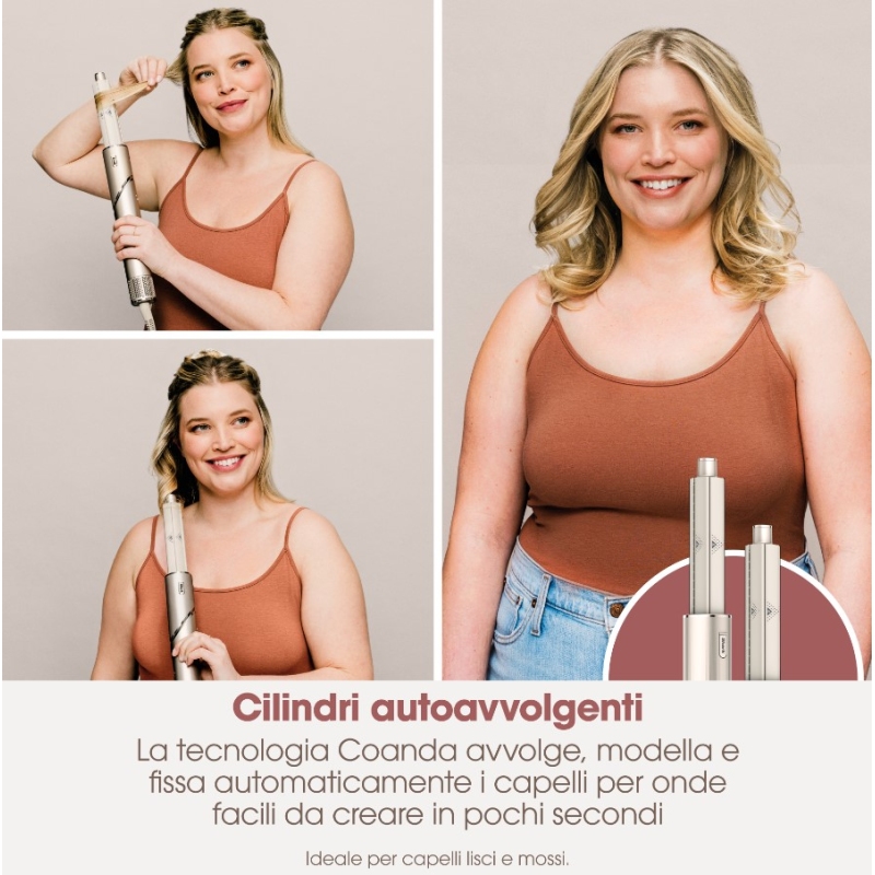 SHARK HD440SLEU ASCIUGACAPELLI 5 IN 1