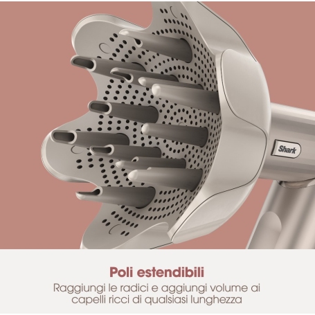 SHARK HD440SLEU ASCIUGACAPELLI 5 IN 1