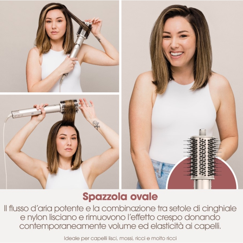 SHARK HD440SLEU ASCIUGACAPELLI 5 IN 1