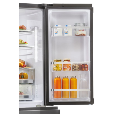 HAIER HB26FSNAAA FRIGORIFERO 4 PORTE 750 LT NO FROST CLASSE E INOX NERO