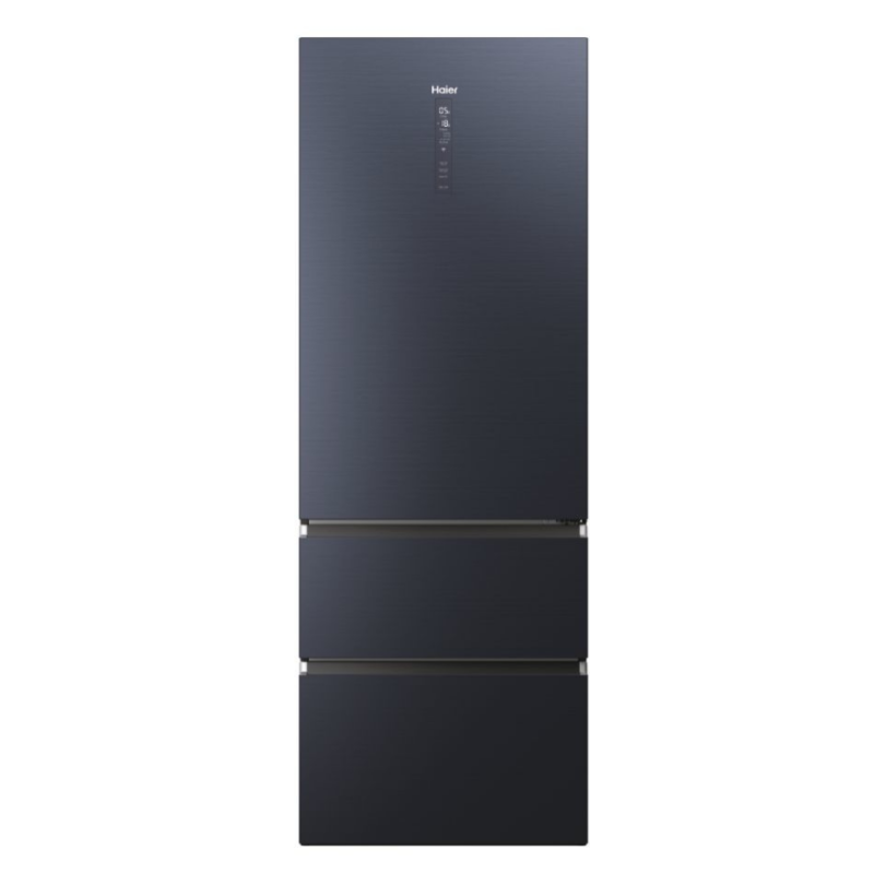 HAIER HTW7720ENMB FRIGORIFERO COMBINATO 3 PORTE 483LT TOTAL NO FROST CLASSE E WI-FI - NERO - PROMO
