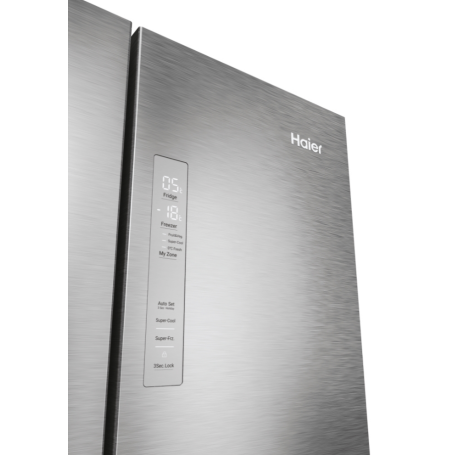 HAIER HFR3718ENMM FRIGORIFERO 4 PORTE 402 LT NO FROST WIFI CLASSE E INOX