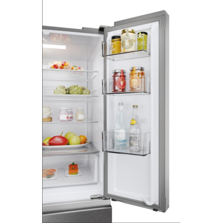 HAIER HFR3718ENMM FRIGORIFERO 4 PORTE 402 LT NO FROST WIFI CLASSE E INOX