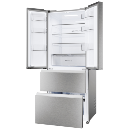 HAIER HFR3718ENMM FRIGORIFERO 4 PORTE 402 LT NO FROST WIFI CLASSE E INOX