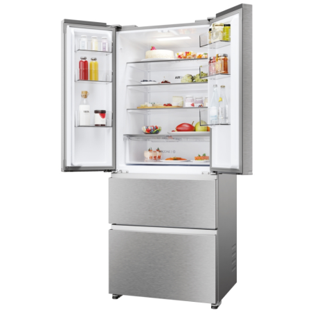 HAIER HFR3718ENMM FRIGORIFERO 4 PORTE 402 LT NO FROST WIFI CLASSE E INOX