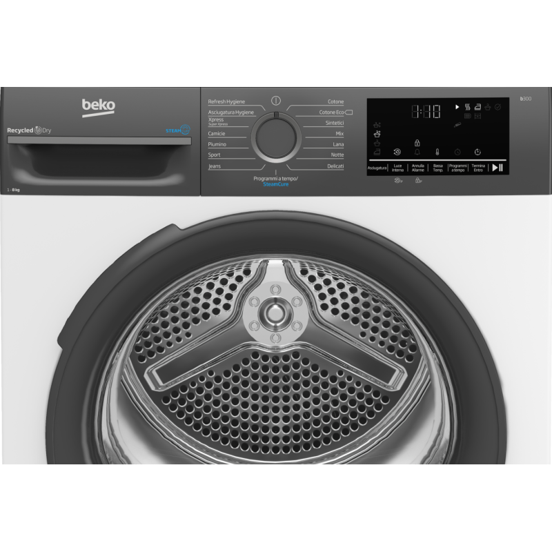 BEKO BMEUT481SAI ASCIUGATRICE OPTISENSE A POMPA...