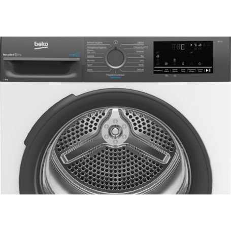 BEKO BMEUT481SAI ASCIUGATRICE OPTISENSE A POMPA DI CALORE 8KG CLASSE C
