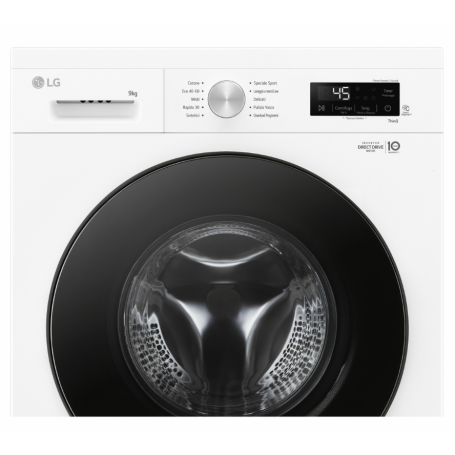 LG F4NX1009NWB LAVATRICE 9KG 1400 GIRI VAPORE AI DD 6 MOTION CLASSE A