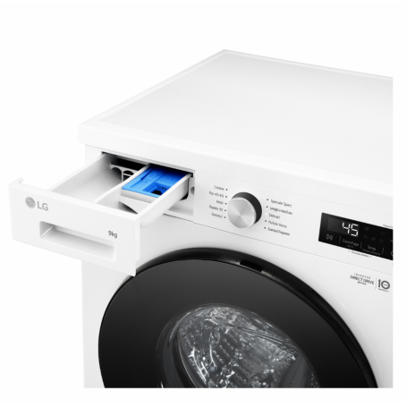 LG F4NX1009NWB LAVATRICE 9KG 1400 GIRI VAPORE AI DD 6 MOTION CLASSE A