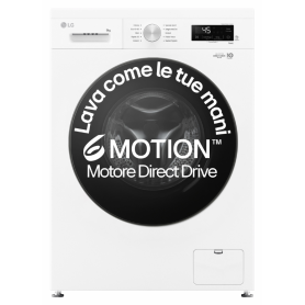 LG F4NX1009NWB LAVATRICE 9KG 1400 GIRI VAPORE AI DD 6...