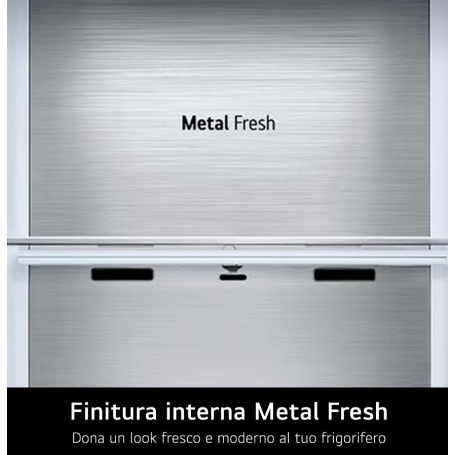 LG GBV5140CPY FRIGORIFERO COMBINATO LIBERA INSTALLAZIONE 344LT NO FROST CLASSE C ARGENTO