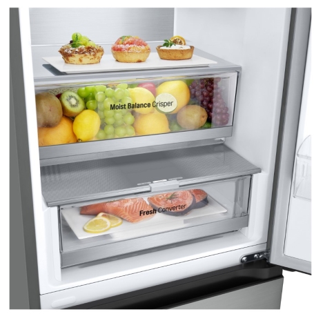 LG GBV5140CPY FRIGORIFERO COMBINATO LIBERA INSTALLAZIONE 344LT NO FROST CLASSE C ARGENTO