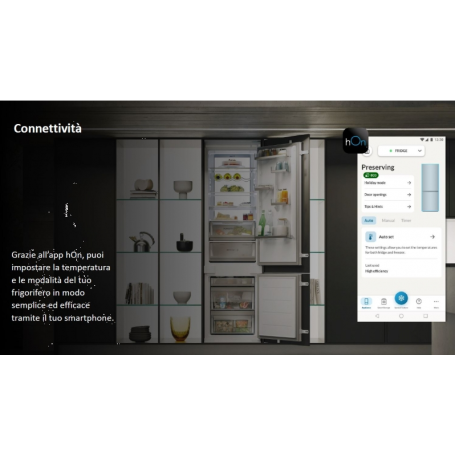 HAIER HBW7518DT FRIGORIFERO COMBINATO DA INCASSO NO FROST 268 LT WIFI CLASSE D