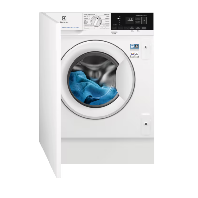 ELECTROLUX EW7W674BI LAVASCIUGA DA INCASSO 7/4KG 1600 GIRI VAPORE CLASSE B/D