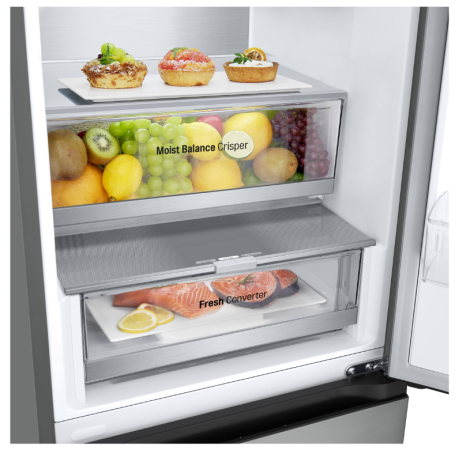 LG GBV5240DPY FRIGORIFERO COMBINATO LIBERA INSTALLAZIONE 387LT NO FROST CLASSE D - ARGENTO - PROMO