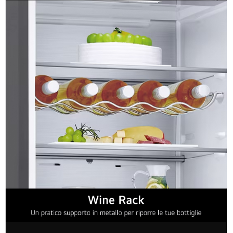 LG GBV5240DPY FRIGORIFERO COMBINATO LIBERA INSTALLAZIONE 387LT NO FROST CLASSE D - ARGENTO - PROMO