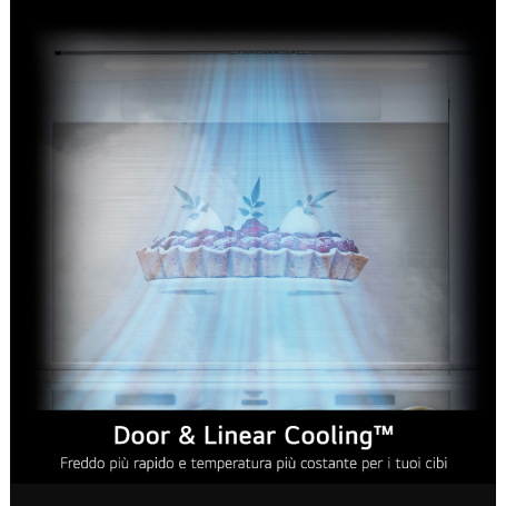 LG GBV5240DPY FRIGORIFERO COMBINATO LIBERA INSTALLAZIONE 387LT NO FROST CLASSE D - ARGENTO - PROMO