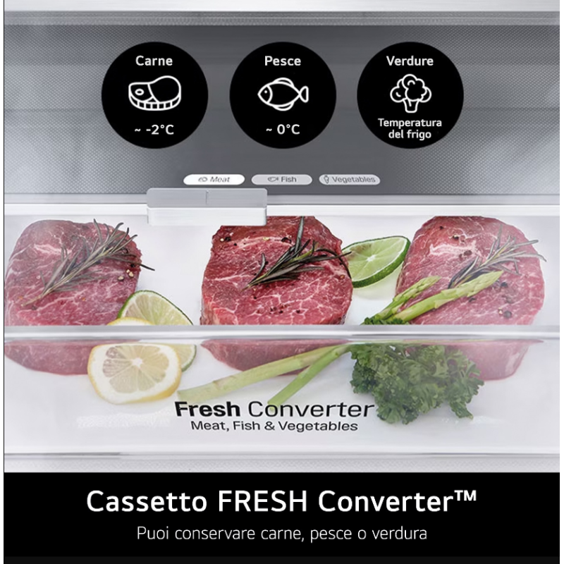 LG GBV5240DPY FRIGORIFERO COMBINATO LIBERA...