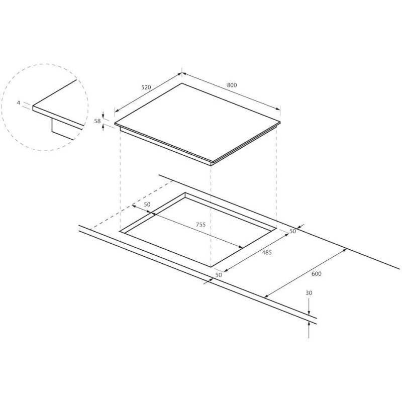 HAIER HAMTSJ86MC/1 PIANO COTTURA A INDUZIONE...