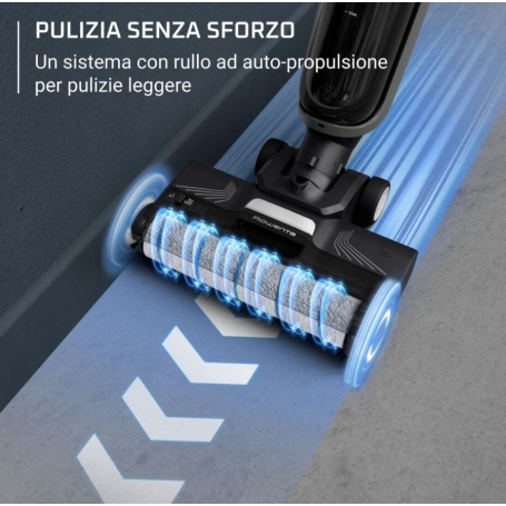 ROWENTA GZ5035WO LAVAPAVIMENTI SENZA FILI DOPPIO SERBATOIO