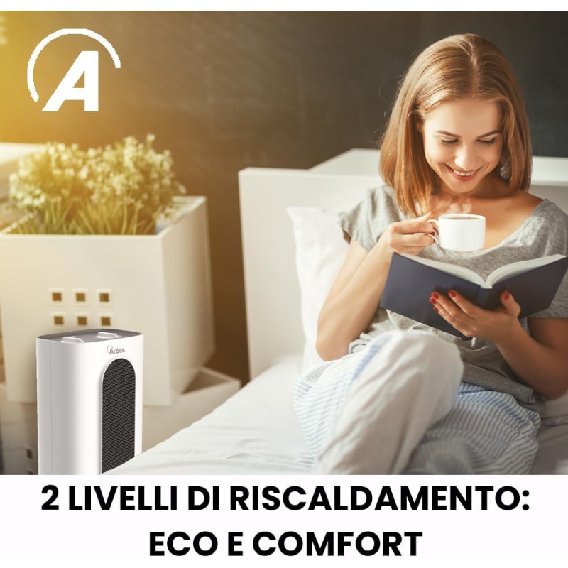 ARDES AR4P18 TERMOVENTILATORE A TORRE 2000W 2...