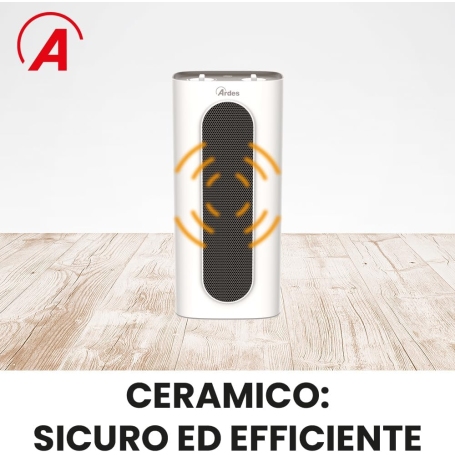 ARDES AR4P18 TERMOVENTILATORE A TORRE 2000W 2 LIVELLI CON TIMER
