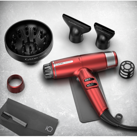 GA.MA PHON IQ LITE ASCIUGACAPELLI 1500 WATT COLORE ROSSO - PH6030RD