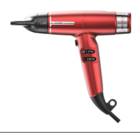 GA.MA PHON IQ LITE ASCIUGACAPELLI 1500 WATT COLORE ROSSO - PH6030RD