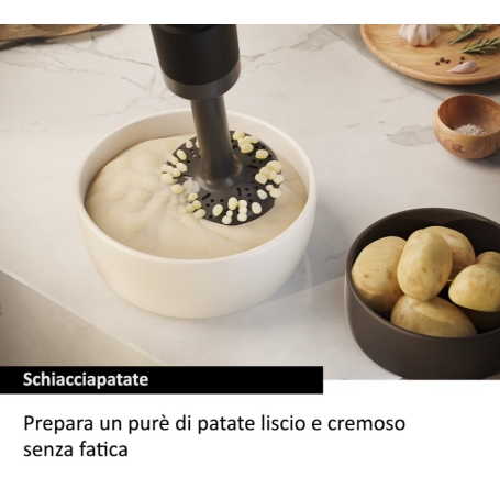 HAIER HHB5B5 011 FRULLATORE A IMMERSIONE 4 IN 1 - NERO