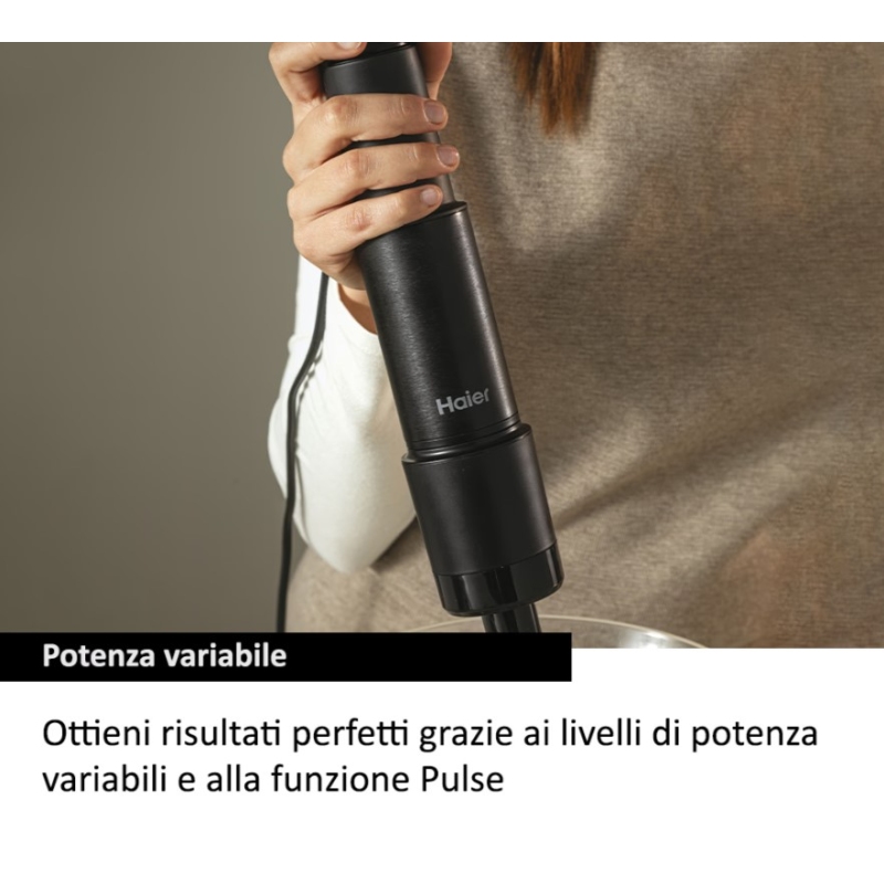 HAIER HHB5B5 011 FRULLATORE A IMMERSIONE 4 IN 1...