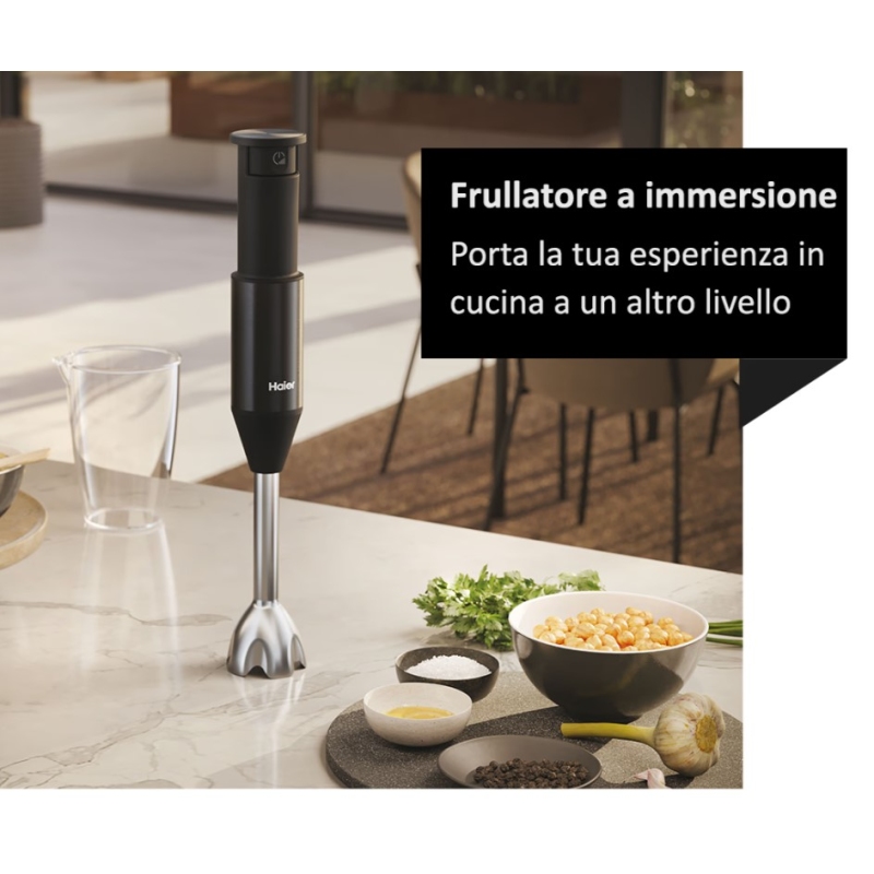 HAIER HHB5B5 011 FRULLATORE A IMMERSIONE 4 IN 1...