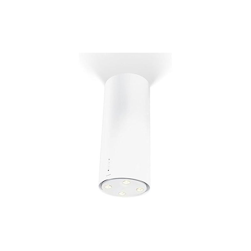 FABER CYLIND I.EVO PLUS WH GLOSS A37/2 CAPPA A ISOLA 37CM IN VETRO BIANCO - 335.0492.563