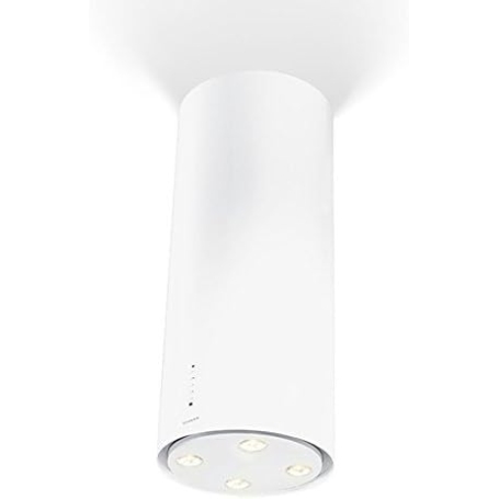 FABER CYLIND I.EVO PLUS WH GLOSS A37/2 CAPPA A ISOLA 37CM IN VETRO BIANCO - 335.0492.563