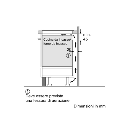 BOSCH PVQ611BB6E SERIE 4 PIANO COTTURA DA INCASSO A INDUZIONE 60CM 4 ZONE - NERO