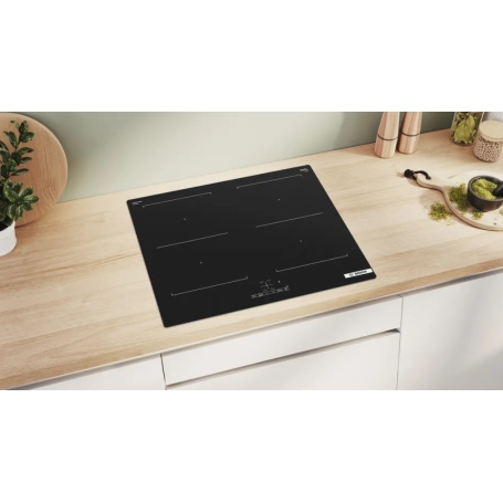 BOSCH PVQ611BB6E SERIE 4 PIANO COTTURA DA INCASSO A INDUZIONE 60CM 4 ZONE - NERO
