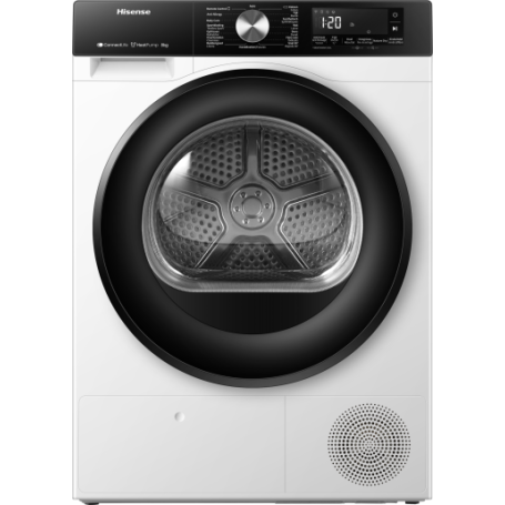 HISENSE DH3S802BW2 ASCIUGATRICE POMPA DI CALORE 8KG WIFI OBLO' REVERSIBILE CLASSE D (EX A+++)